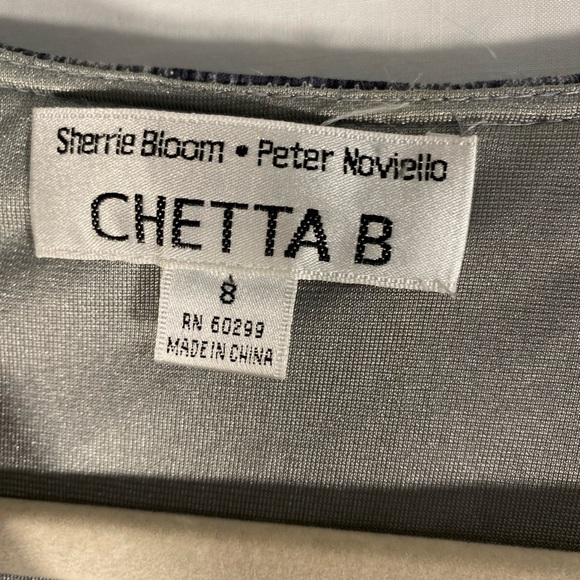 Chetta B Leopard Print Sequin Cap Sleeve Formal Dress - Picture 4 of 9